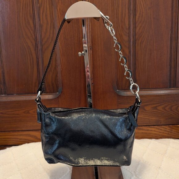 Coach Blue Patent Leather mini bag - Picture 2 of 11